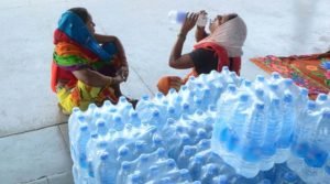 plastic swallow due to bottles