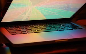 children using laptops