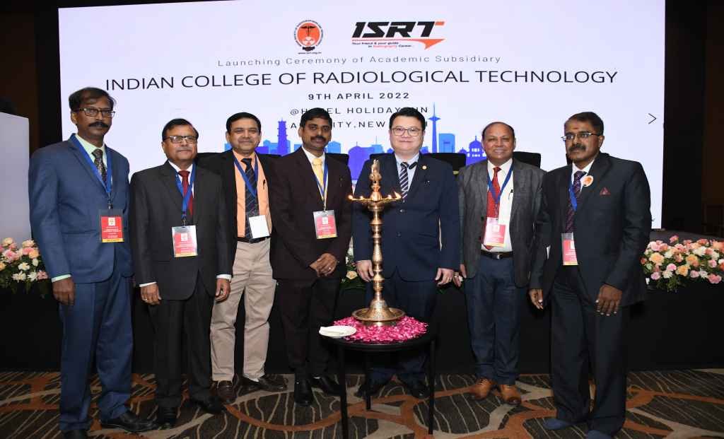 Dignitaries at the launch event of Indian College of Radiological Technology.