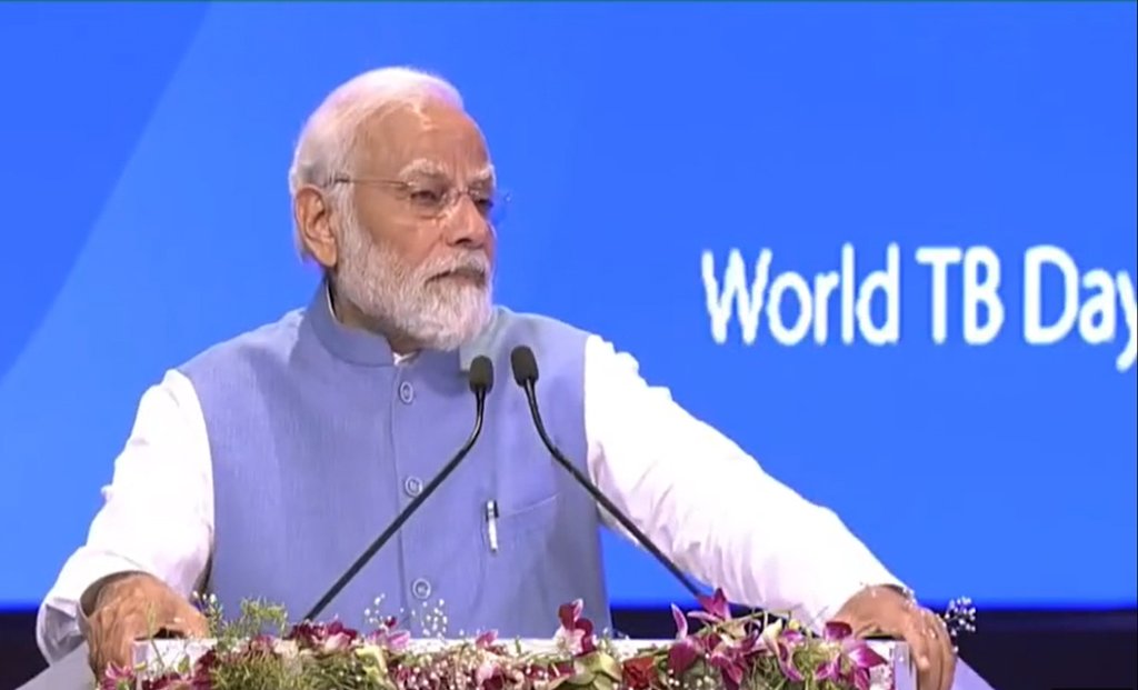 PM Modi also released India's Annual TB Report for 2023.