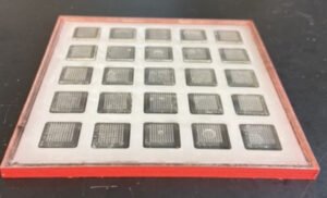 The current prototype is capable of producing around 100 patches in 48 hours.