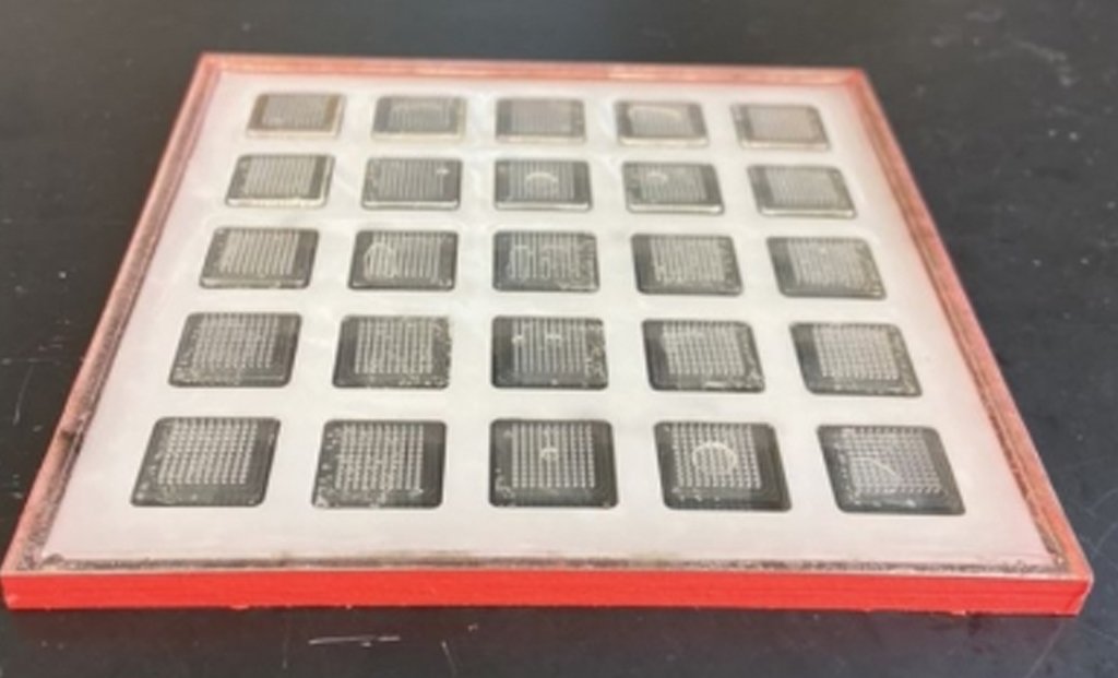 The current prototype is capable of producing around 100 patches in 48 hours.
