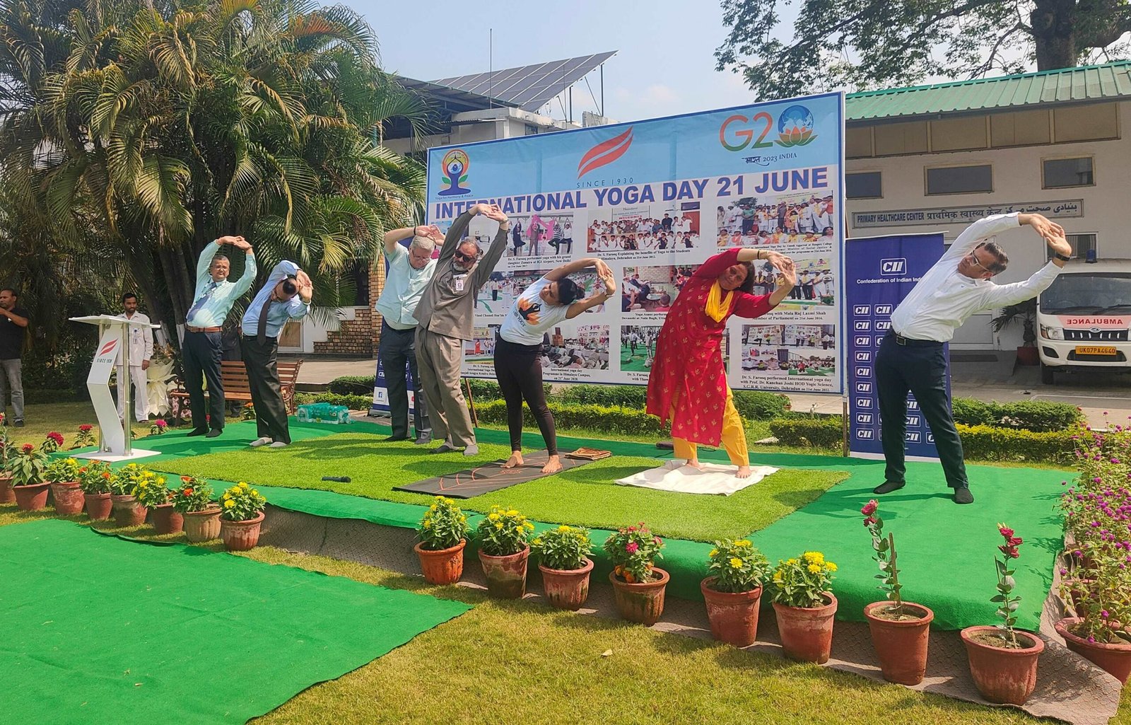 Yoga for Wellness session conducted on International Yoga Day 2023