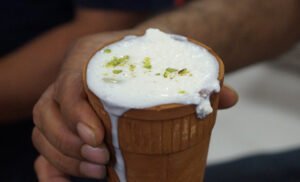 Buttermilk is thinner and lassi is thicker in consistency.