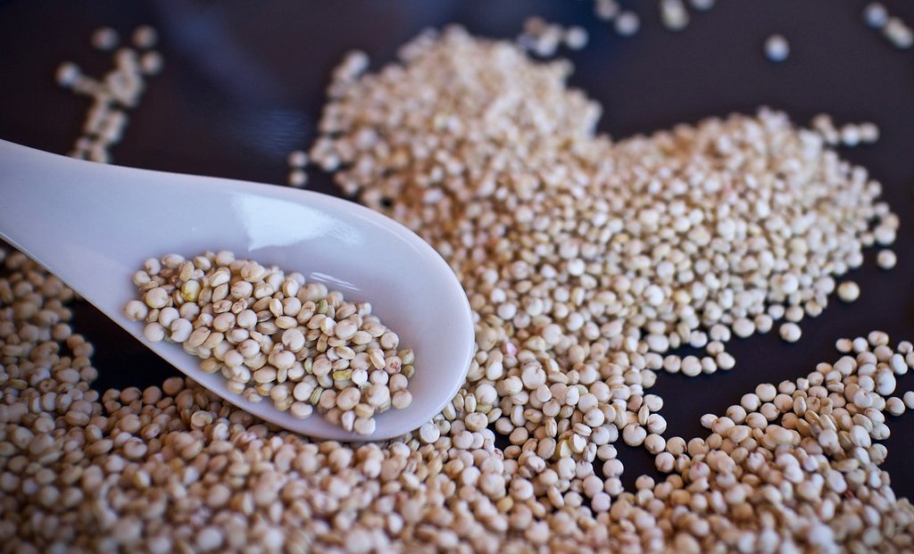 Quinoa is the most popular grain on the list, that is gluten-free.