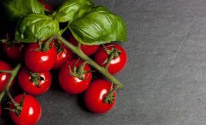 Cherry tomatoes are packed with vitamins and minerals like Vitamin C.
