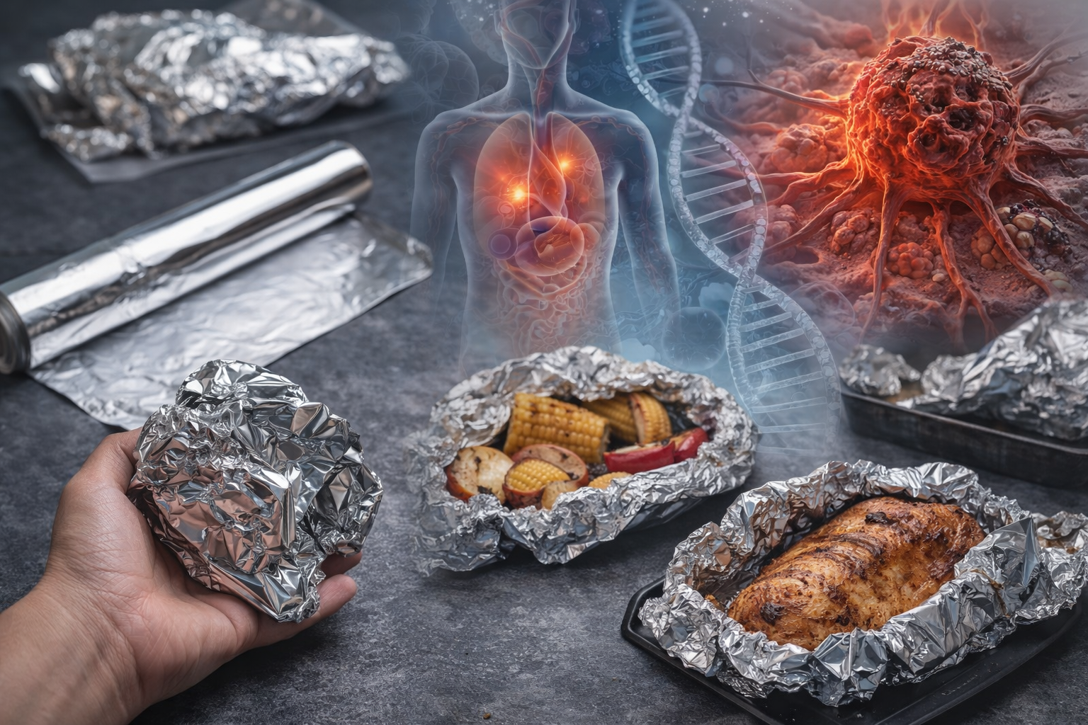 Daily aluminium foil use under scrutiny over potential cancer risks.